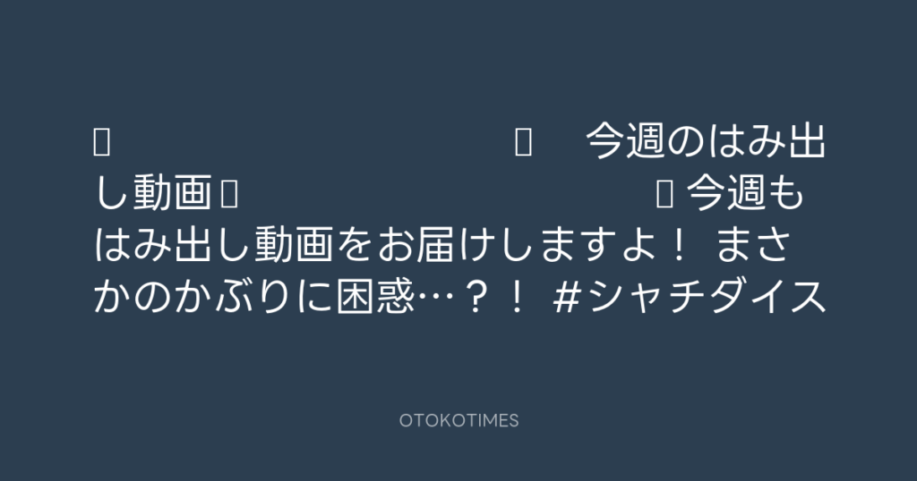🎬 SHACHIHOKO PARADISE @ZIP_SHACHI_DISE – 20:04・2025年6月29日